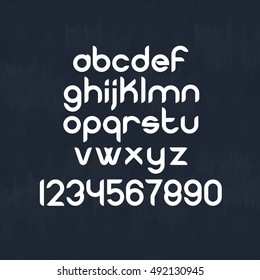 Font for your project. Vector font. Vector Illustration
