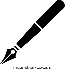 fontain pen icon vector trendy design on white background..eps
