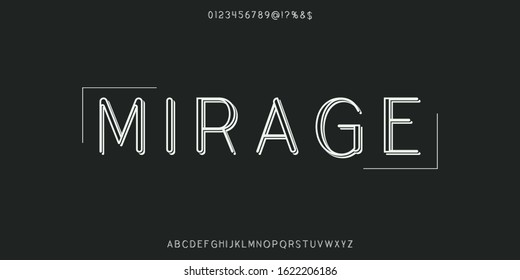 Font.Alphabet Typeface. Abc.Vector. Typography. Lettering. Handdrawn. Script.Vintage  Abstract . Lettering. minimal abstract design new style  vector