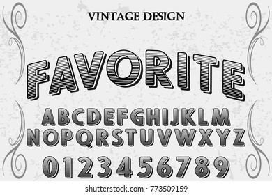 Font.alphabet.Script.Typeface handcrafted handwritten vector label design name favorite