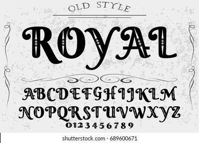 Font.Alphabet.Script.Typeface.Label. Font Script Typeface Old Style Named Royal