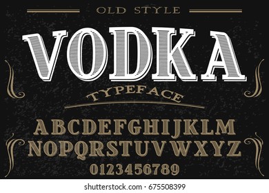 Font.Alphabet.Script.Typeface.Label.named vodka