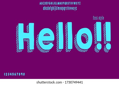 fonts with coimic effects always make the display more cheerful and have a story
