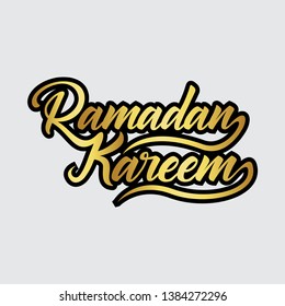 fonts Islamic Ramadan Kareem Template