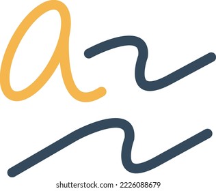 Fonts Vector Icon which is suitable for commercial work and easily modify or edit it
