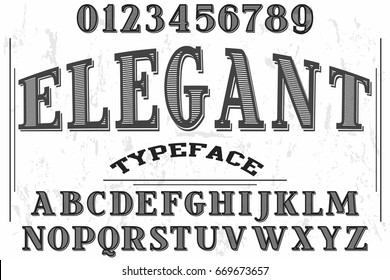 Font.script.typeface.vector.old style named  elegant