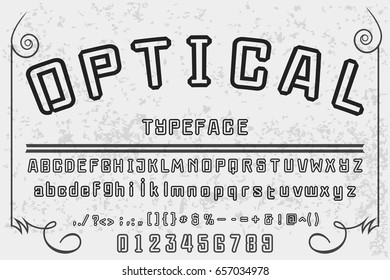  Font.script.typeface.vector.old style.optical