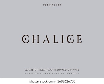 Font.Typeface.alphabet..Script.Shadow Effect.Handcrafted handwritten vector label design old style.vintage Hand Drawn.Retro Typography.Vector Illustration.named chalice