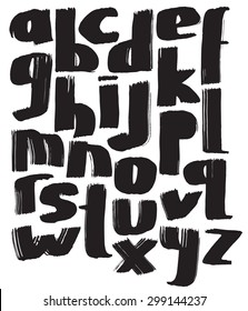 Font.Uppercase Latin alphabet. 