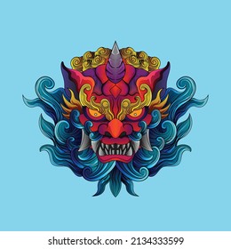 Foo Dog Chinese lion Culture Illustration esport mascot logo and 
 available for your custom project. perfect for T-shirt, Apparel or merchandise design
