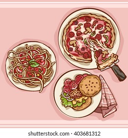 The food 