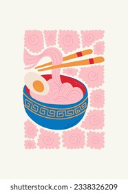 Food abstract elements. Food and healsy composition. Modern trendy Matisse minimal style. Restaurant and kitchen poster, invite. Vector arrangements for greeting card or invitation design