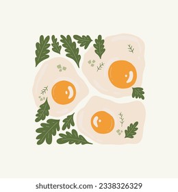 Food abstract elements. Food and healsy composition. Modern trendy Matisse minimal style. Restaurant and kitchen poster, invite. Vector arrangements for greeting card or invitation design