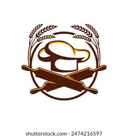 food abstract logo modern style