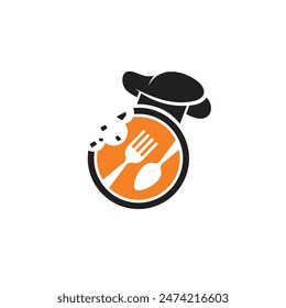 food abstract logo modern style