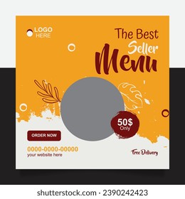 Food Ad Social Media Template