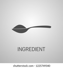 Food additive ingredient. Vector icon.