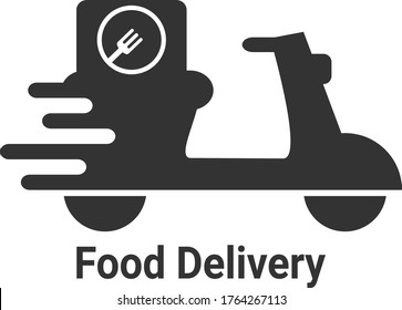 Food app delivery icon vector