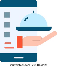 Food App icon vector image. Suitable for mobile application web application and print media.