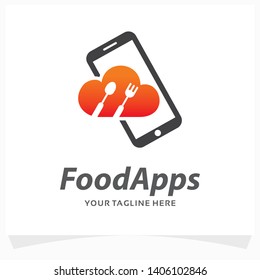 Food Application Logo Design Template