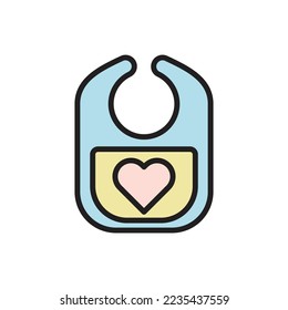 Food Apron Icon Vector Illustration