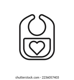 Ilustración de vectores de iconos de contorno de los alimentos