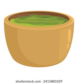 Food aromatic pesto icon cartoon vector. Sauce natural basil. Garlic cook