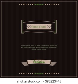 food background. Vector