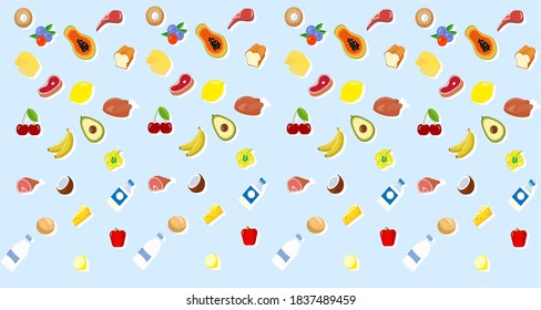 food background vector for banner or poster