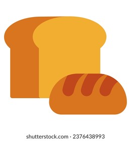 Food and bakery bread icon