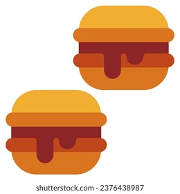 Food and bakery macaroon icon