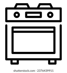 Food and bakery oven icon