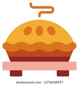 Food and bakery pie icon