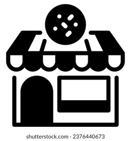 Food and bakery shop bakery icon