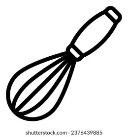 Food and bakery whisk icon