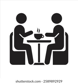 Food bank. Food sharing icon