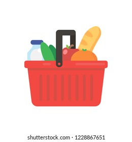 food basket. vector