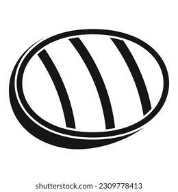 Food bbq icon simple vector. Grill cook. Hot tool
