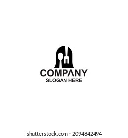 ilustración vectorial del restaurante de campana alimentaria