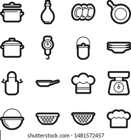 Food best vector icon set