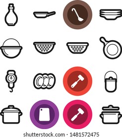Food best vector icon set
