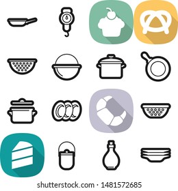 Food best vector icon set