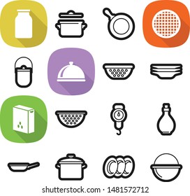 Food best vector icon set