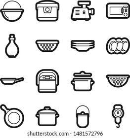 Food best vector icon set