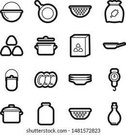 Food best vector icon set