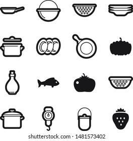 Food best vector icon set