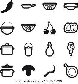 Food best vector icon set