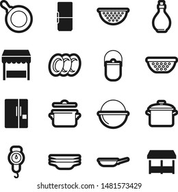 Food best vector icon set