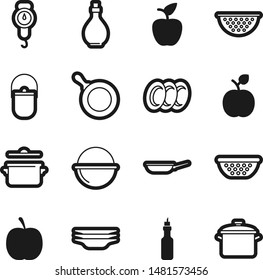 Food best vector icon set