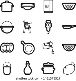 Food best vector icon set